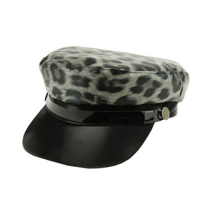 Animal Print Captains Hat