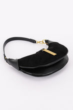 Load image into Gallery viewer, Hobo Bag in Burgundy &amp; Black
