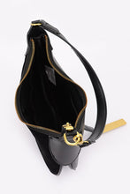 Load image into Gallery viewer, Hobo Bag in Burgundy &amp; Black
