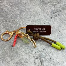 Load image into Gallery viewer, YOU&#39;RE LIKE SO SO PRETTY Bag Charm by Kommentarie
