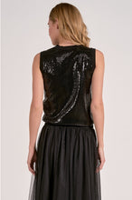 Load image into Gallery viewer, Black Sequin Top
