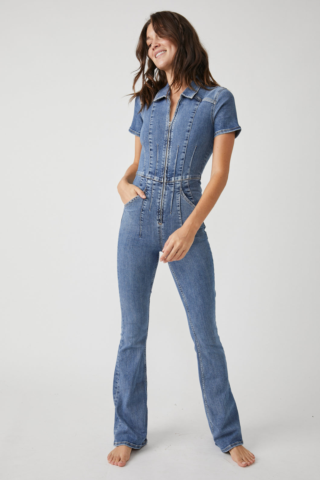 Free People Jayde Flare Jumpsuit