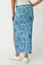 Load image into Gallery viewer, Free People Rosalie Mesh Midi Skirt in Teal Combo
