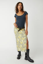 Load image into Gallery viewer, Free People Rosalie Mesh Midi Skirt in Black Combo
