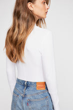 Load image into Gallery viewer, Free People The Rickie Top in White
