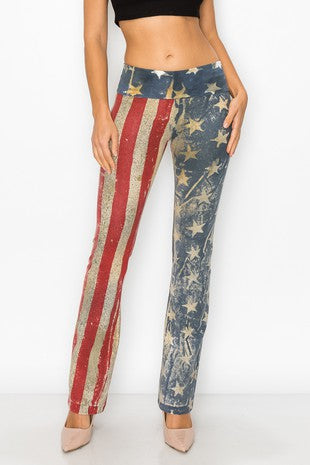 American Flag Yoga Pant