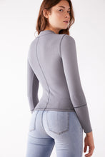 Load image into Gallery viewer, Free People The Rickie top in Gray Haze
