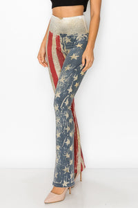 American Flag Yoga Pant