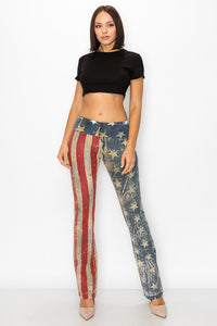 American Flag Yoga Pant