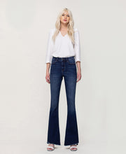 Load image into Gallery viewer, Flying Monkey Rolling in the Blues High Rise Flares-Size 29 Left
