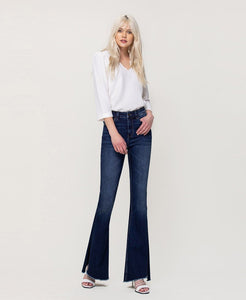 Flying Monkey Rolling in the Blues High Rise Flares-Size 29 Left
