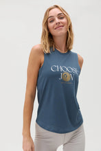 Load image into Gallery viewer, Spiritual Gangster Choose Joy Muscle Tank
