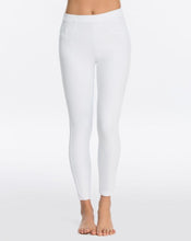 Load image into Gallery viewer, SPANX White Jeanish Ankle Leggings
