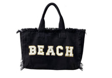 Load image into Gallery viewer, Beach Tote in Black or Pink
