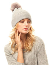 Load image into Gallery viewer, Metallic Pom Hat
