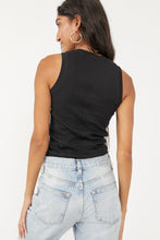 Load image into Gallery viewer, Free People U-Neck Tank in Black &amp; Heather Gray
