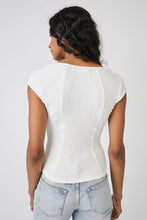 Load image into Gallery viewer, Free People Boss Babe Tank in White &amp; Strawberry

