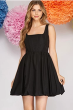 Load image into Gallery viewer, Bubble Dress in Candy Pink &amp; Black
