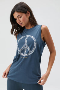 Spiritual Gangster Peace Essential Tank-Size small Left