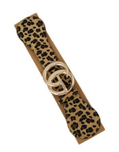 Load image into Gallery viewer, GG Leopard Stretch Belt
