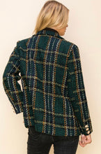 Load image into Gallery viewer, Green Tweed Blazer
