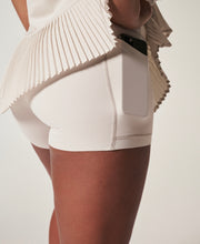 Load image into Gallery viewer, Spanx Yes, Pleats Skort in Black and White Cloud
