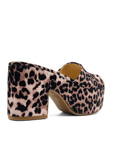 Giza Leopard Platform Shoe