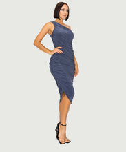 Load image into Gallery viewer, RESTOCK!!!  One Shoulder Ruched Bodycon Dress
